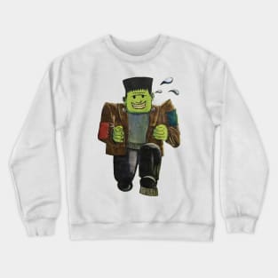 Frankenstein's Candy Dash: Halloween Delight Crewneck Sweatshirt